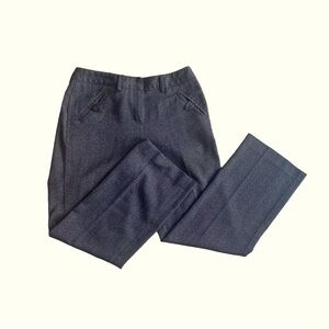Brown New Directions petite tweed trouser pants work office women’s 10 10P